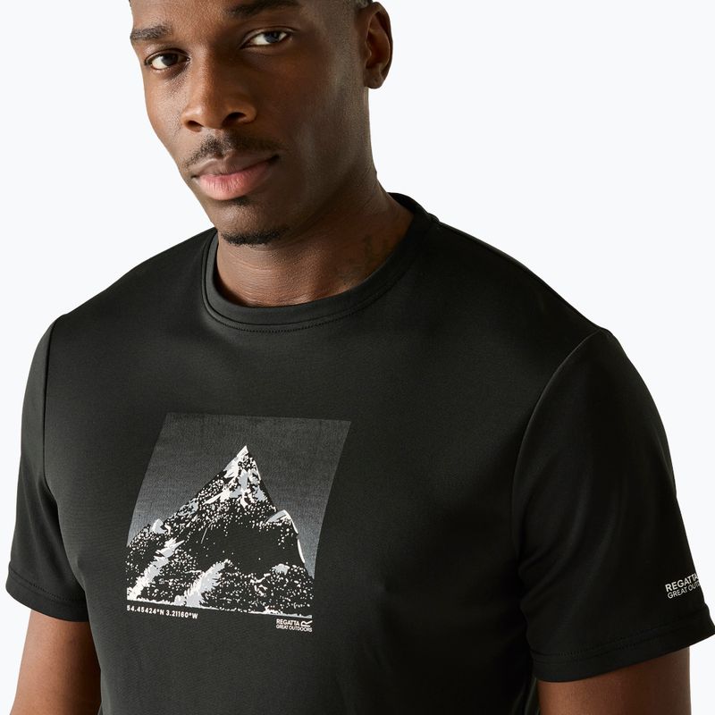Pánské trekové tričko REGATTA Fingal black 4