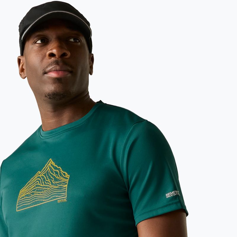 Pánské trekové tričko REGATTA Fingal mediterranea 4