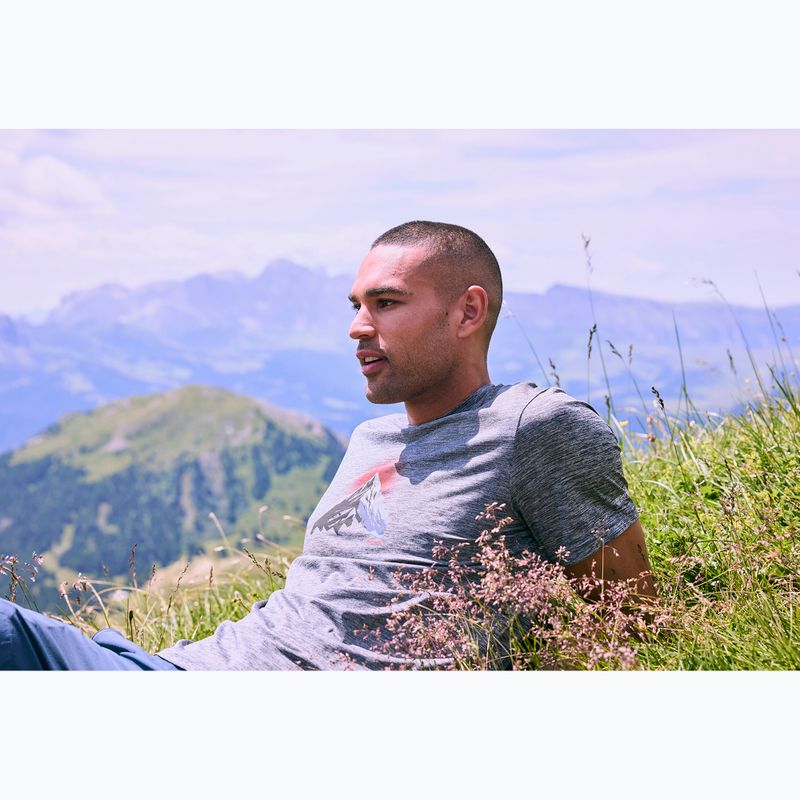 Pánské trekové tričko REGATTA Fingal dark storm marl 11