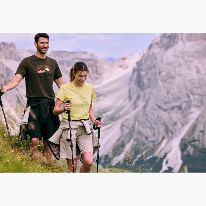 Pánské trekové tričko REGATTA Fingal dark khaki marl 9