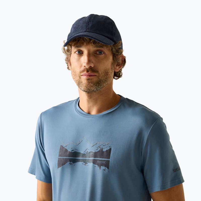 Pánské trekové tričko REGATTA Fingal Stretch china blue 4