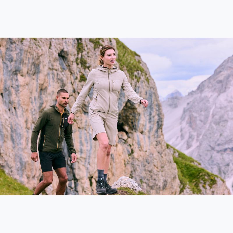 Pánská fleecová mikina REGATTA Alven dark khaki/black 10
