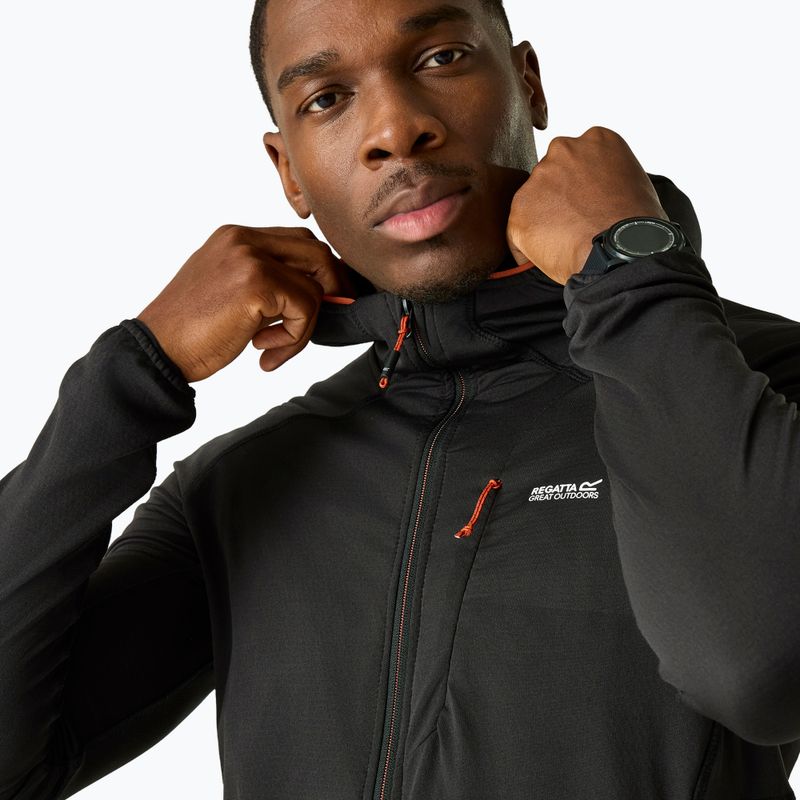 Pánská trekingová mikina REGATTA Kadley Midlayer black 5