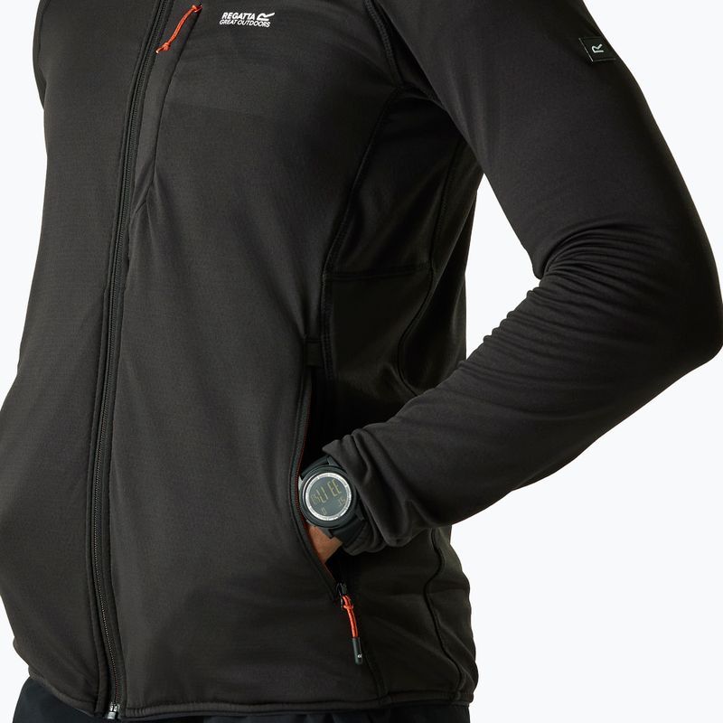 Pánská trekingová mikina REGATTA Kadley Midlayer black 6