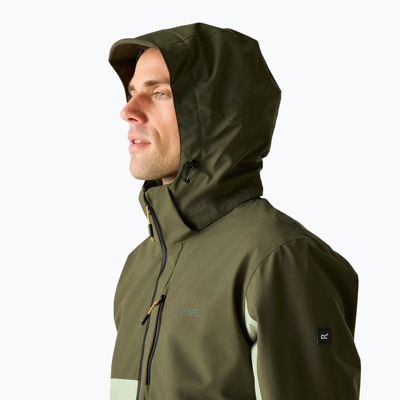 Pánská nepromokavá bunda REGATTA Waterproof Shell Bosfield light sage/dark khaki 5