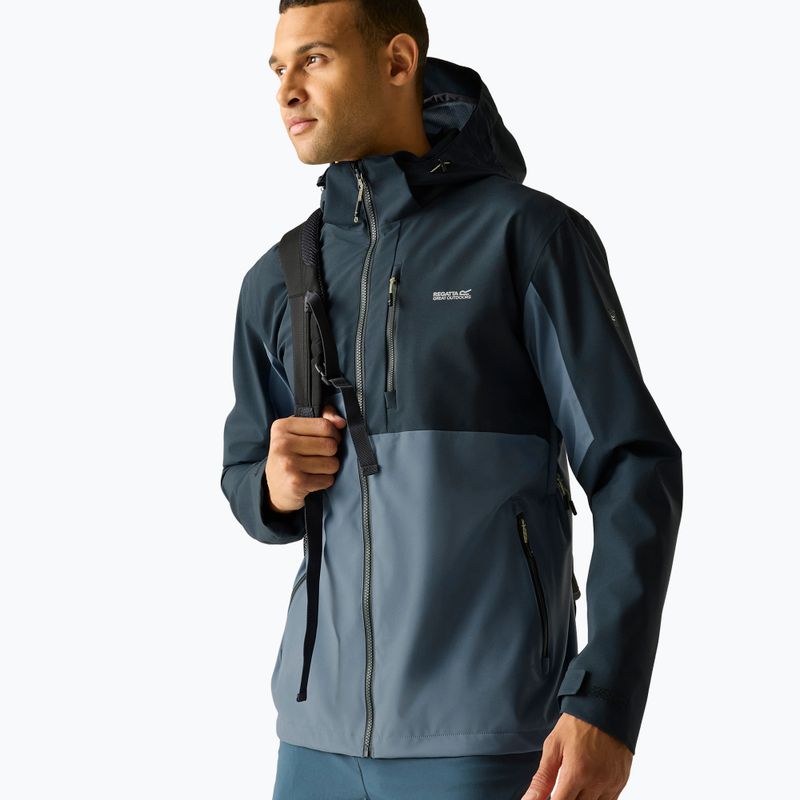 Pánská nepromokavá bunda REGATTA Waterproof Shell Bosfield china blue/night sky 4