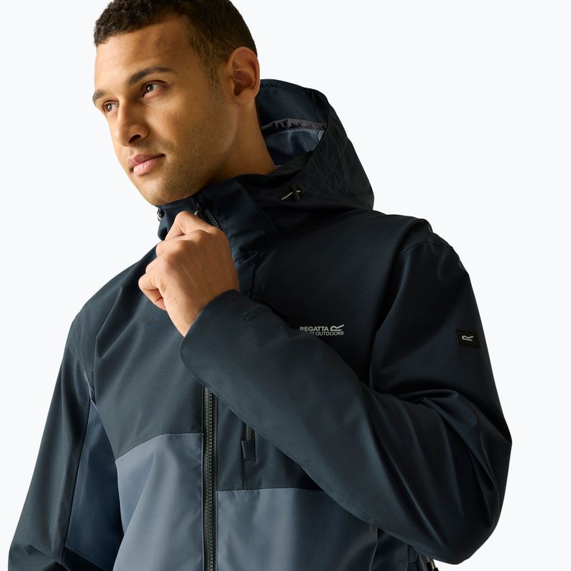 Pánská nepromokavá bunda REGATTA Waterproof Shell Bosfield china blue/night sky 7