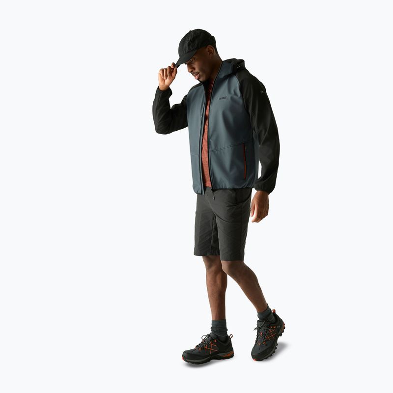 Pánská softshellová bunda REGATTA Arec III dark storm/black 2