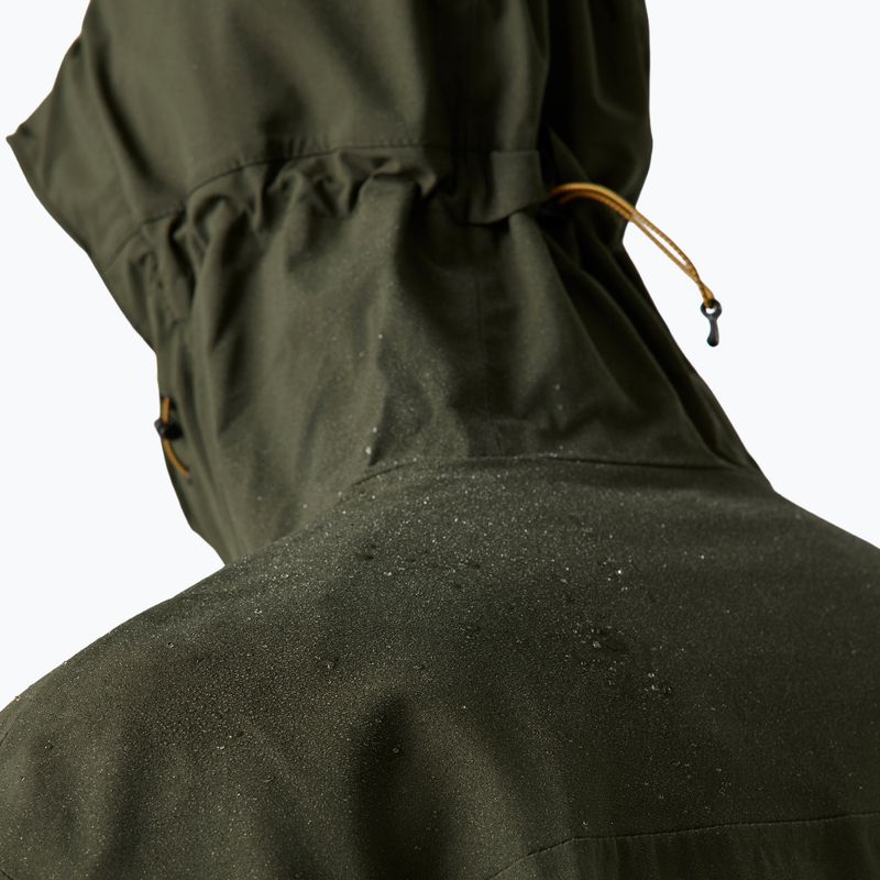 Pánská nepromokavá bunda REGATTA Birchdale II dark khaki/black 8