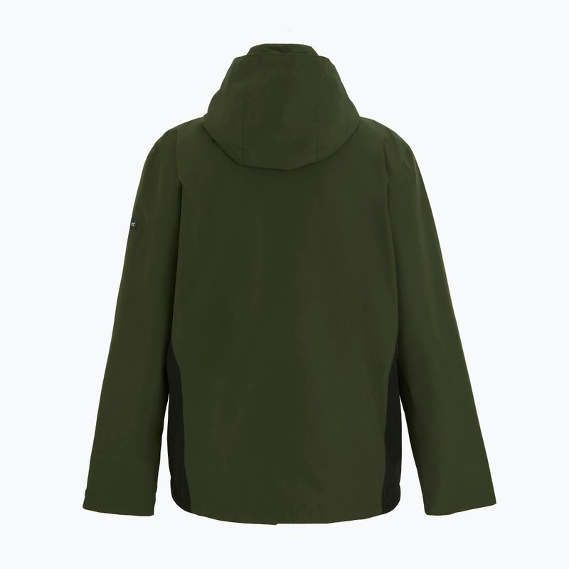 Pánská softshellová bunda REGATTA Matt II dark khaki/black 9