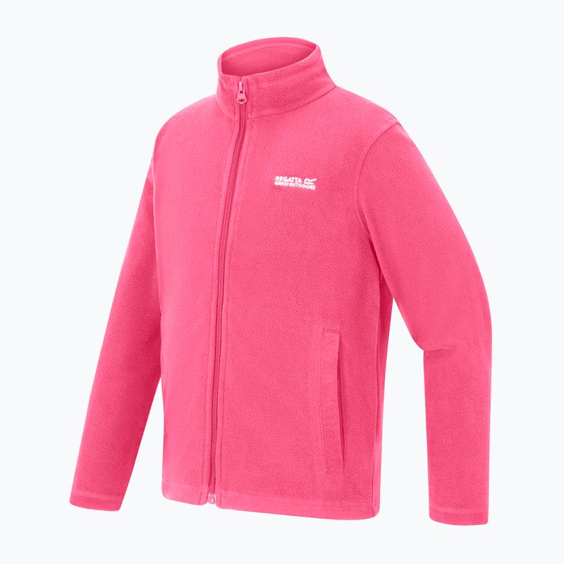 Dětská fleecová mikina REGATTA King II pink lemonade 8