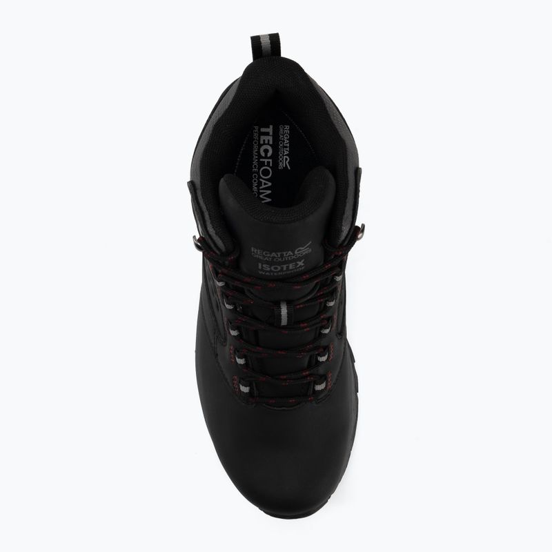 Pánské trekové boty REGATTA Amble Boot Waterproof black/riored 5