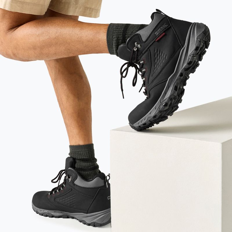 Pánské trekové boty REGATTA Amble Boot Waterproof black/riored 7