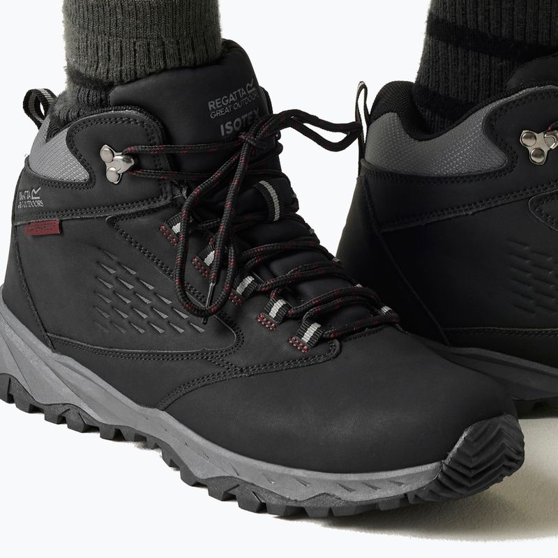 Pánské trekové boty REGATTA Amble Boot Waterproof black/riored 8