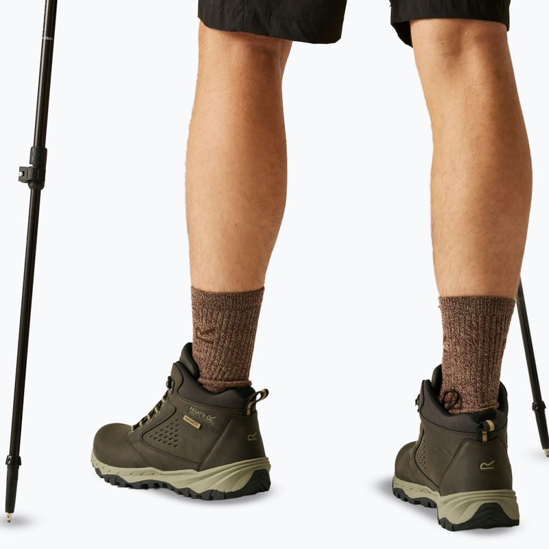Pánské trekové boty REGATTA Amble Boot Waterproof peat/tan 7