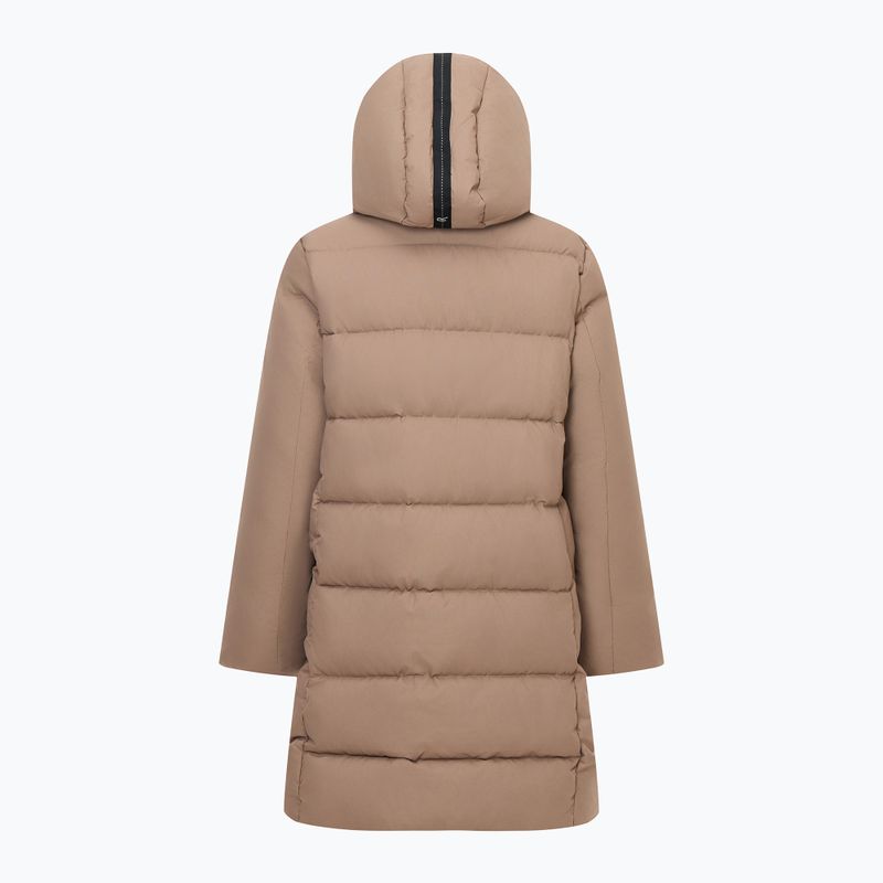 Dámský zateplený kabát REGATTA Eryn mocha/black 11