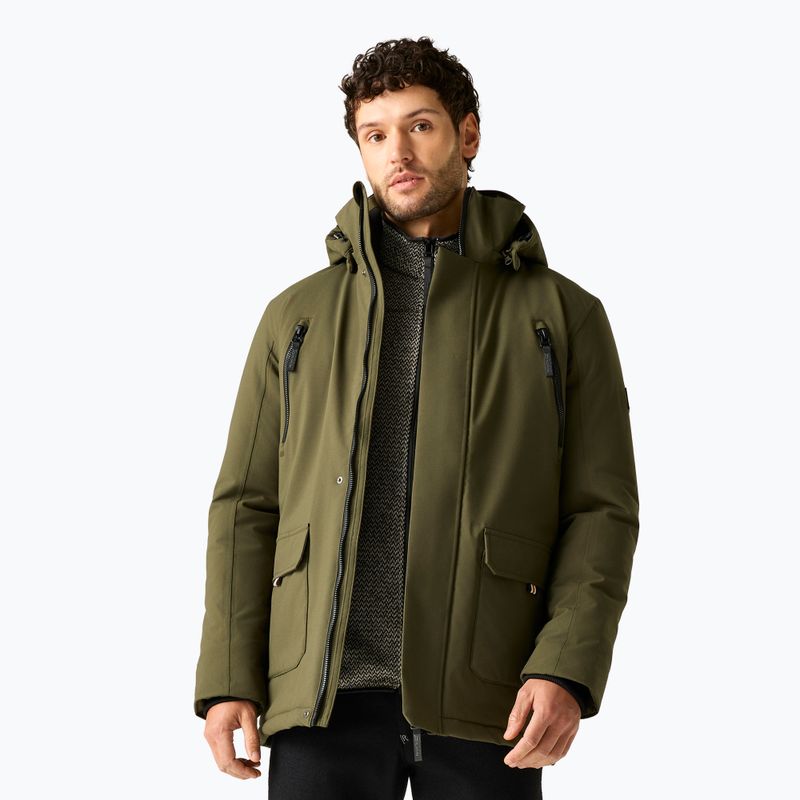 Pánská nepromokavá bunda REGATTA Marron dark khaki 4
