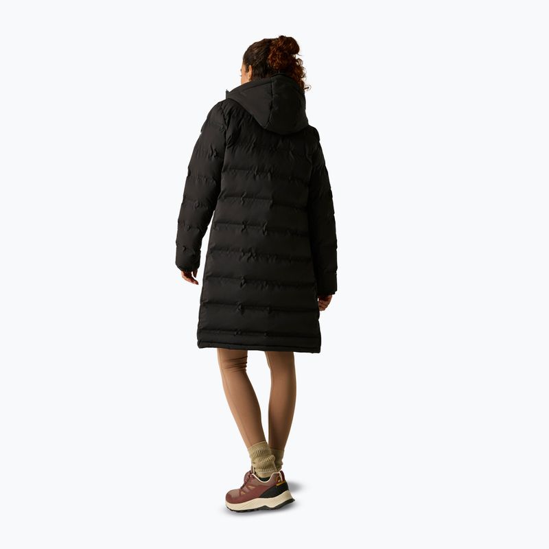 Dámský zateplený kabát REGATTA Altoro Thermal Long black/mocha 3