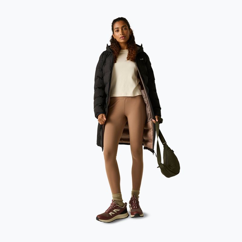 Dámský zateplený kabát REGATTA Altoro Thermal Long black/mocha 4