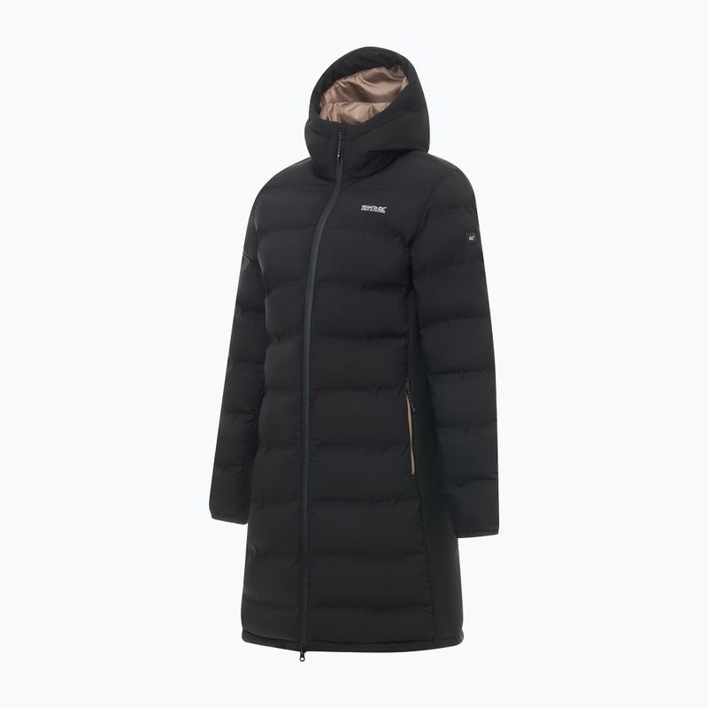 Dámský zateplený kabát REGATTA Altoro Thermal Long black/mocha 12