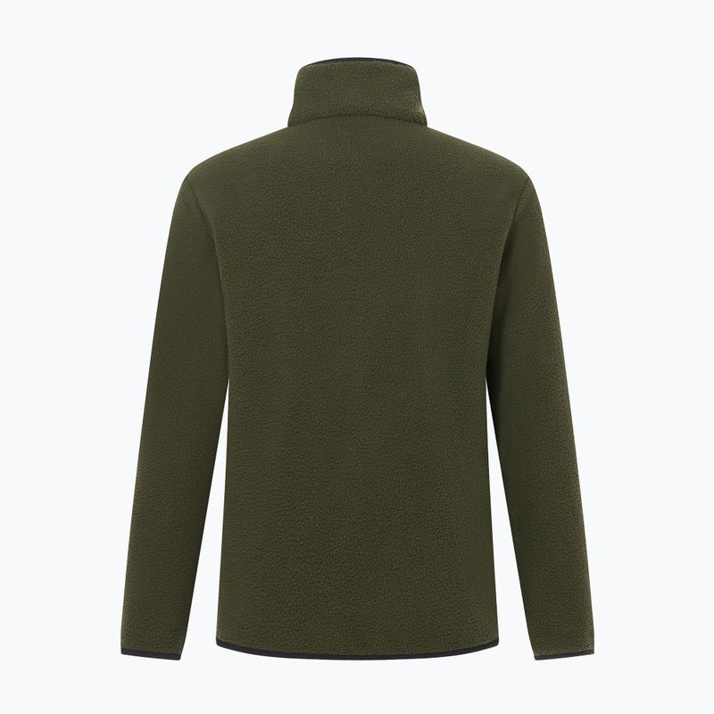 Pánská fleecová mikina REGATTA Frankie Borg dark khaki/black 8