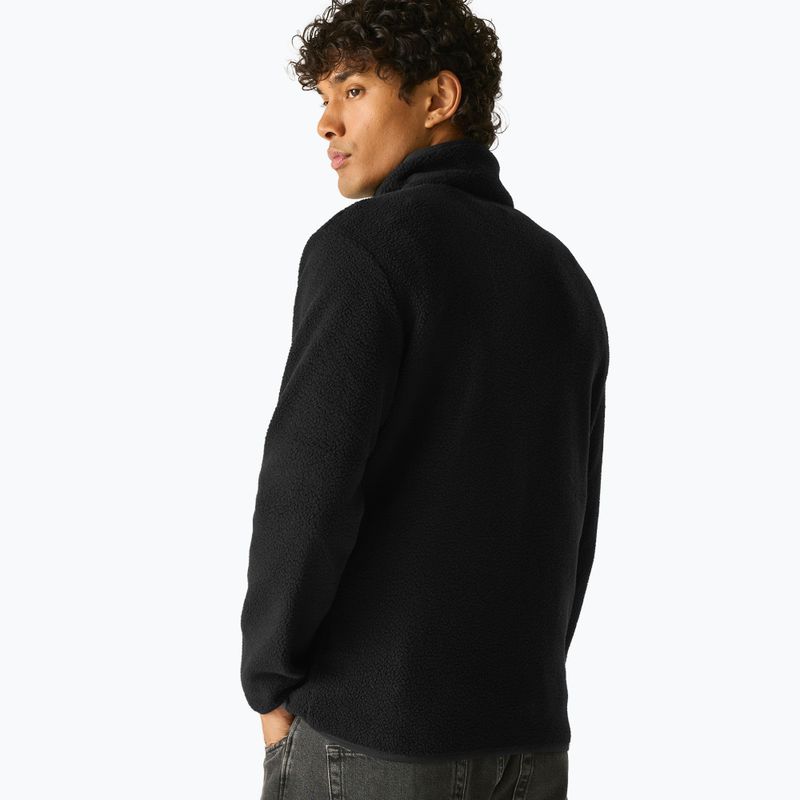 Pánská fleecová mikina REGATTA Frankie Borg Half Zip black/black 4