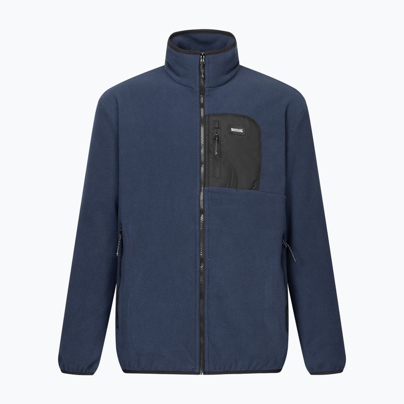 Pánská fleecová mikina REGATTA Frankie Full Zip Fleece navy/black 7