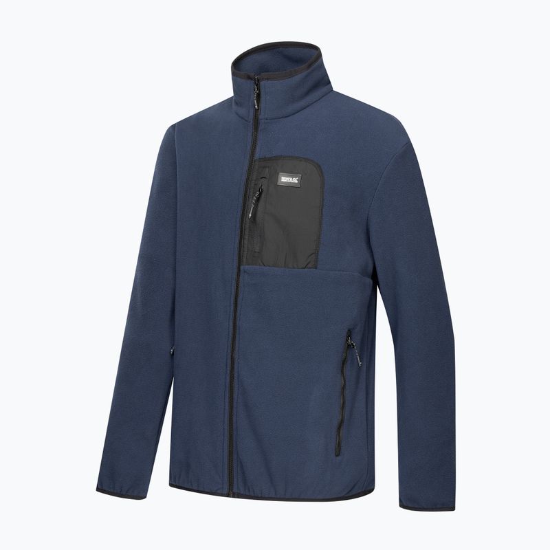 Pánská fleecová mikina REGATTA Frankie Full Zip Fleece navy/black 9