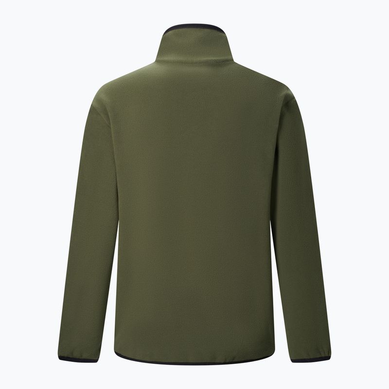 Pánská fleecová mikina REGATTA  Frankie Full Zip Fleece dark khaki/black 2