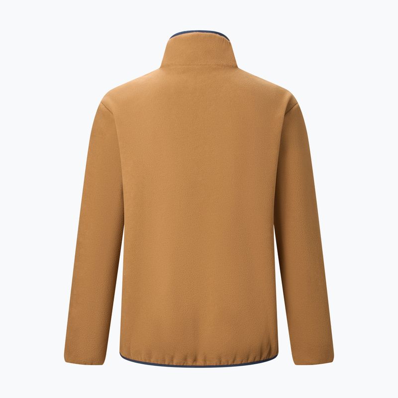 Pánská fleecová mikina REGATTA Frankie Half Zip rich tan/navy 8