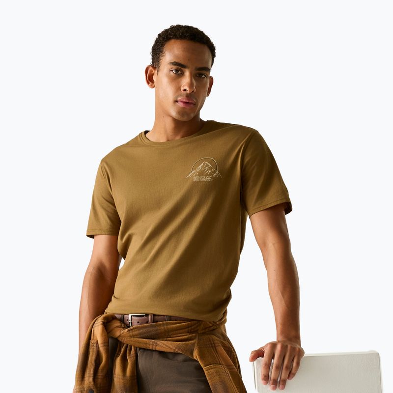 Pánské tričko na lezení Regatta ClineIX rich tan original outdoor
