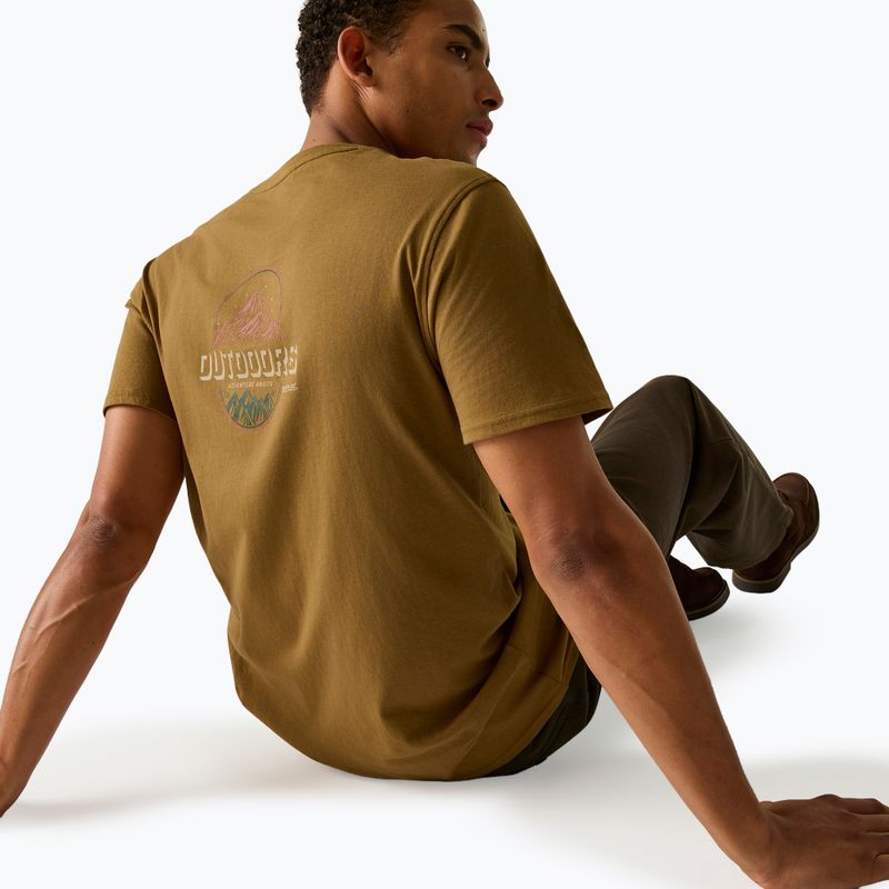 Pánské tričko na lezení Regatta ClineIX rich tan original outdoor 3