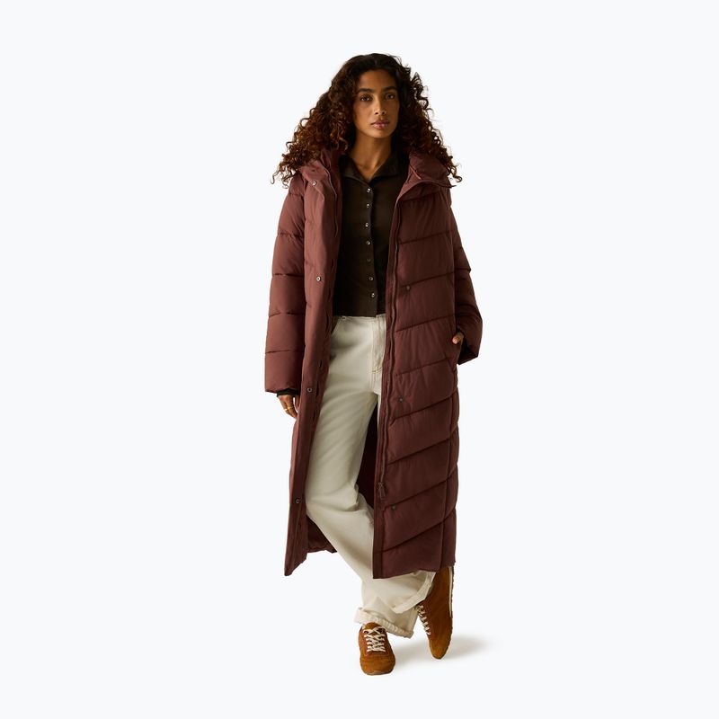 Dámský zateplený kabát REGATTA Eloria dark cherry 4