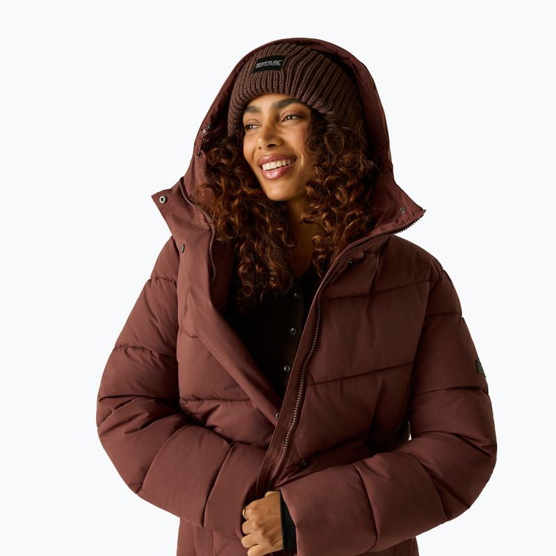 Dámský zateplený kabát REGATTA Eloria dark cherry 8