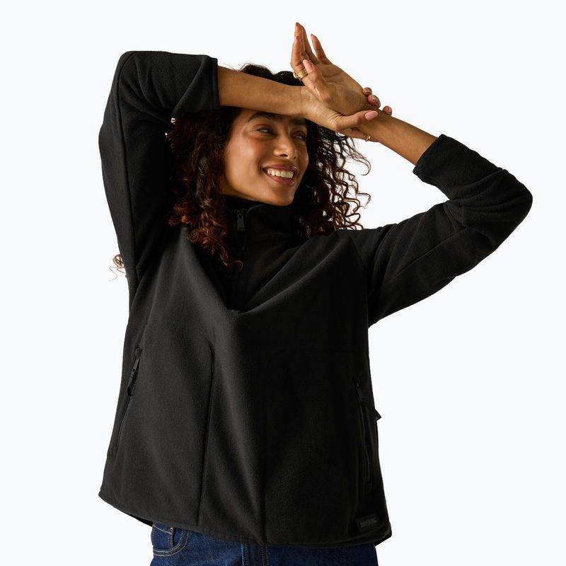Dámská fleecová mikina REGATTA Frankie Half Zip black 3
