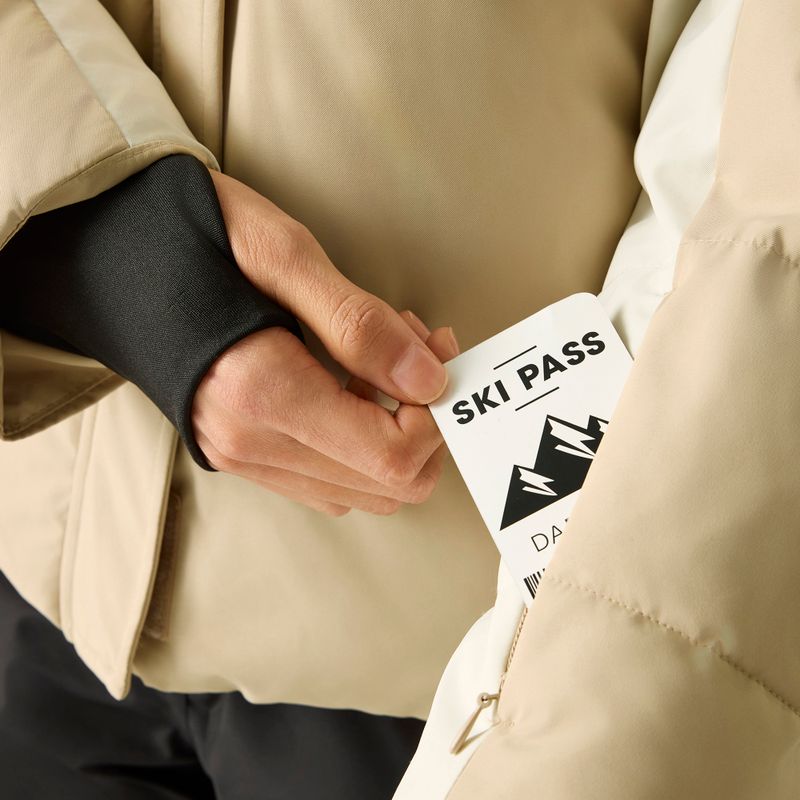 Dámská lyžařská bunda Dare2B Neve Jacket white pepper/egret 7