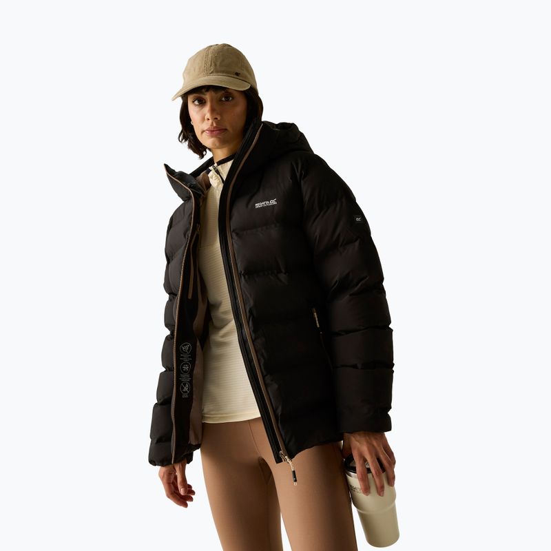 Dámská zateplená bunda REGATTA Altoro Thermal black/mocha 4