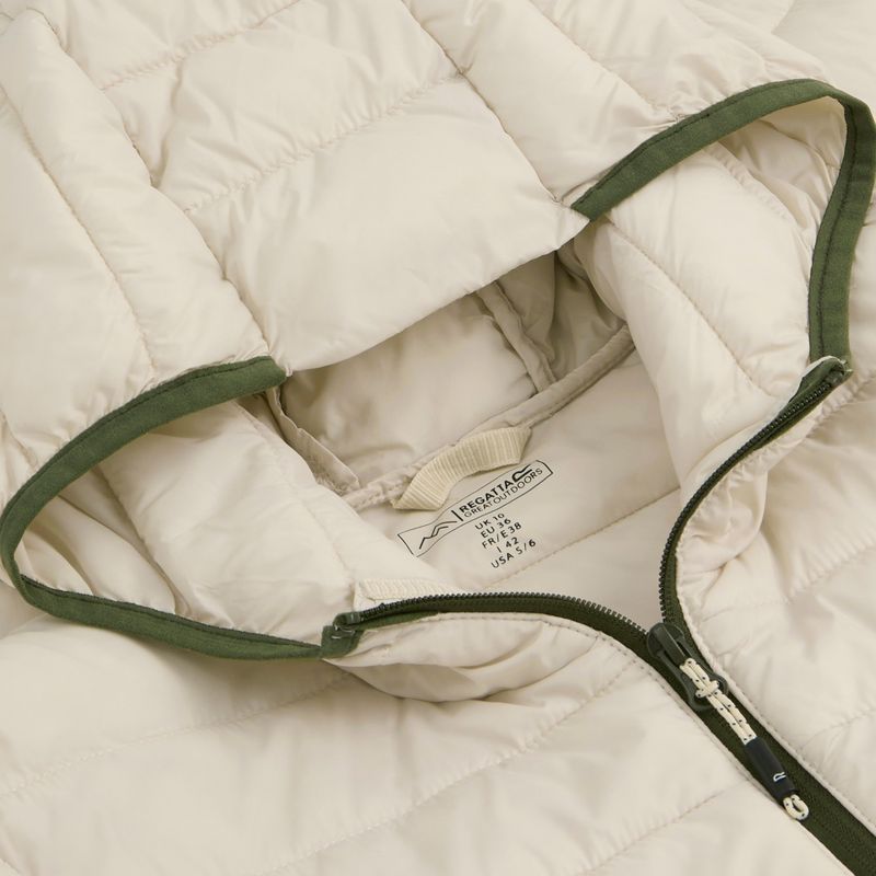 Dámská péřová bunda Regatta Hooded Marizion lightvanilla 13