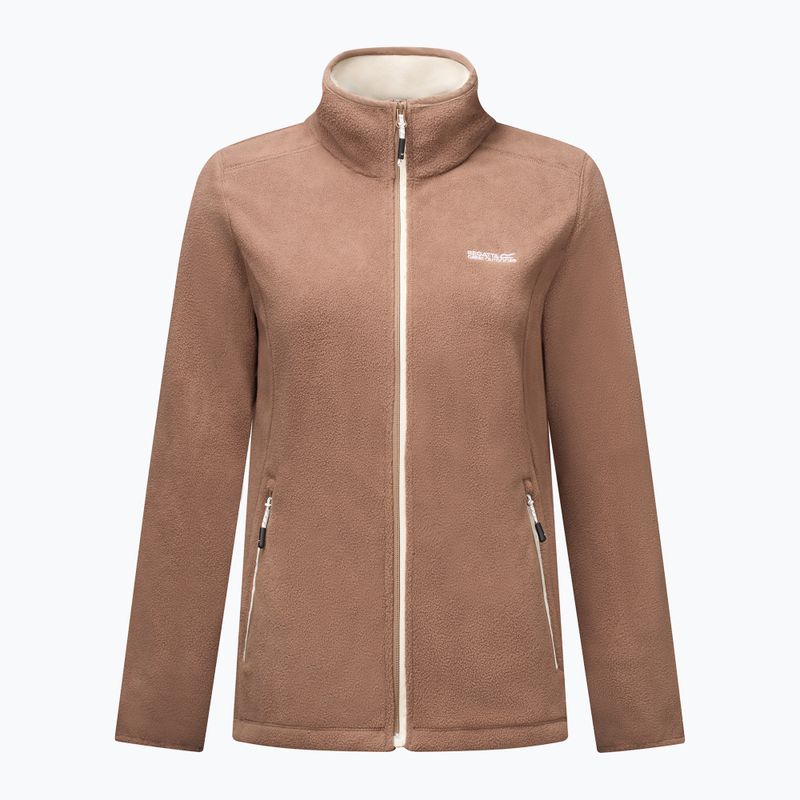 Dámská fleecová mikina Regatta Floreo IV mocha/light vanilla 7