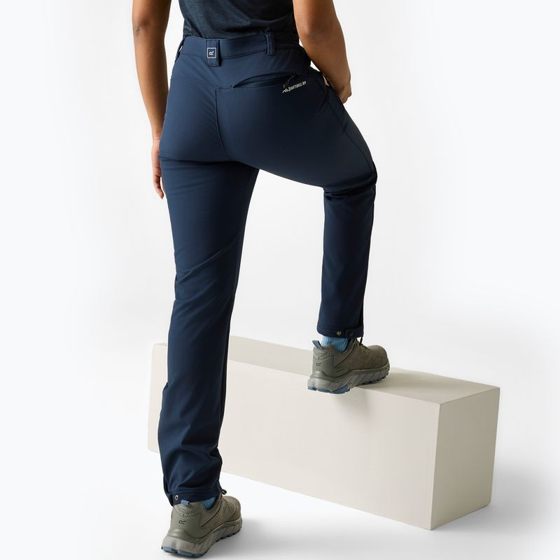 Dámské softshellové kalhoty REGATTA Geo Softshell II navy 4