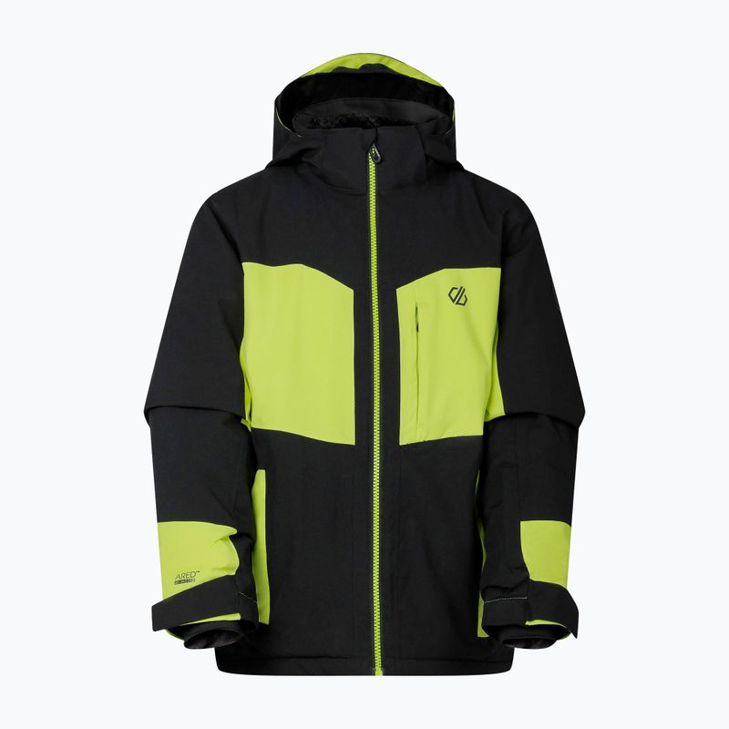 Dětská lyžařská bunda Dare2B Rip It Jacket black/wild lime 10