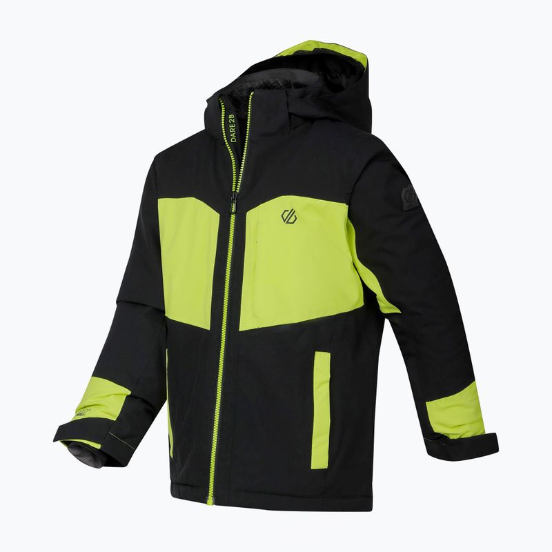 Dětská lyžařská bunda Dare2B Rip It Jacket black/wild lime 12