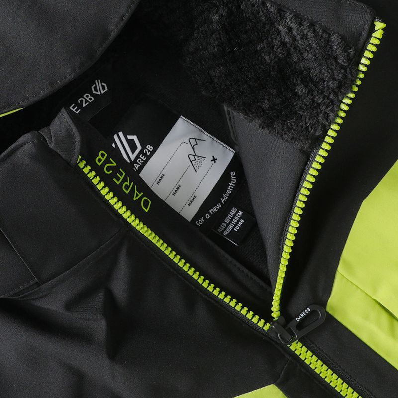 Dětská lyžařská bunda Dare2B Rip It Jacket black/wild lime 13