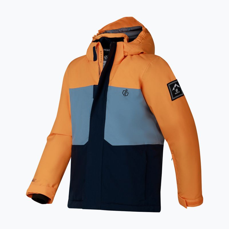 Dětská lyžařská bunda Dare2B Send It II Jacket electric orange/navy 10