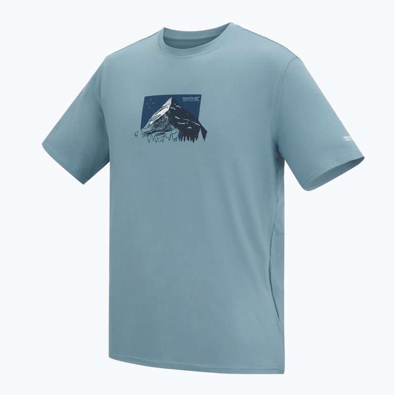 Pánské trekové tričko REGATTA Fingal Stretch dusky blue 8