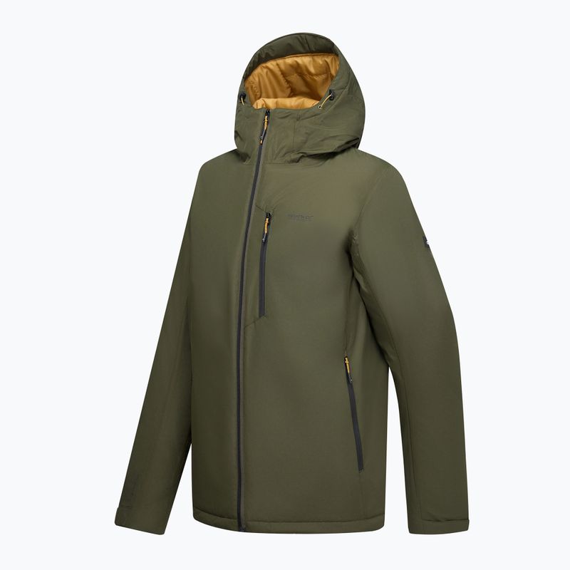 Pánská nepromokavá bunda REGATTA Allston dark khaki/wood brown 12
