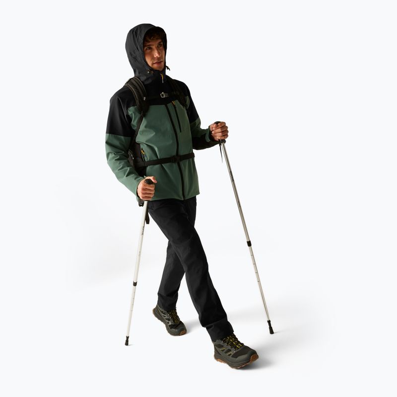 Pánská bunda 3v1 REGATTA Wentwood 3in1 dark forest green/black 2