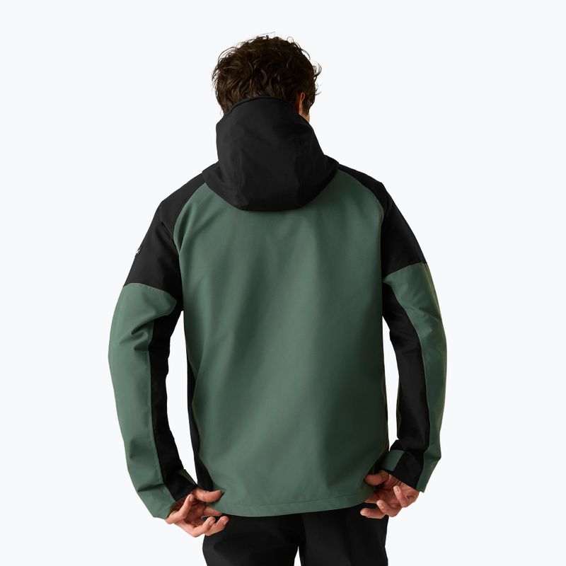 Pánská bunda 3v1 REGATTA Wentwood 3in1 dark forest green/black 3