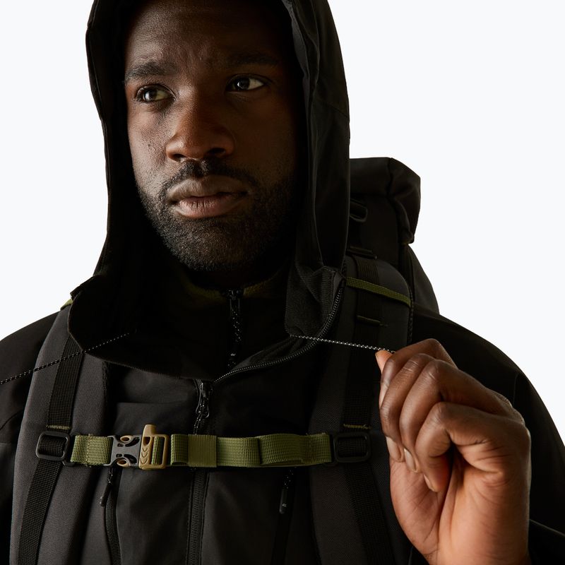 Pánská nepromokavá bunda Regatta Highton Stretch Padded Jacket ash/black 5