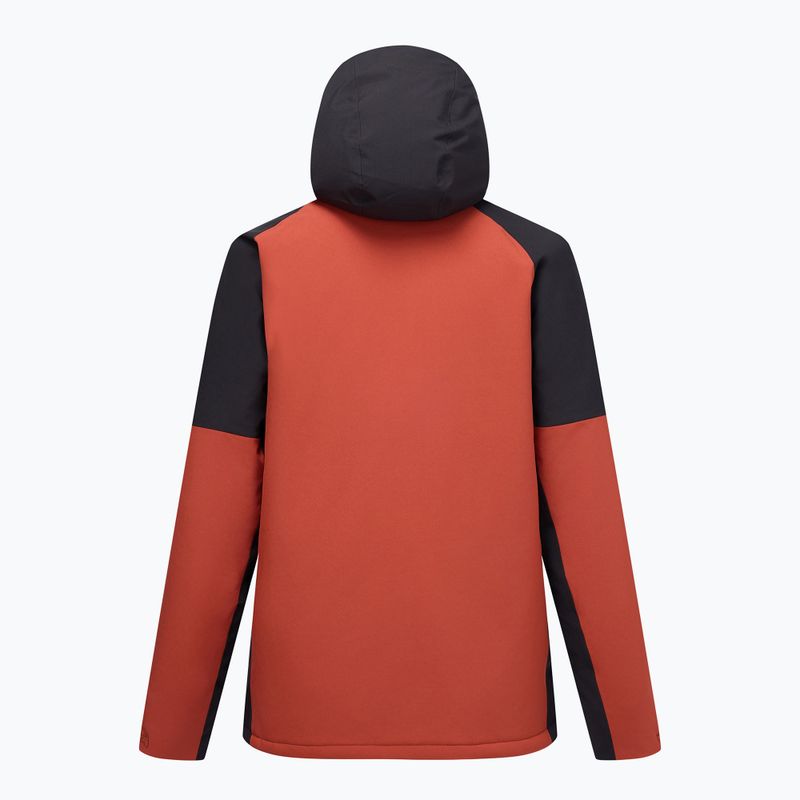 Pánská nepromokavá bunda Regatta Highton Stretch Padded Jacket burnt henna/black 11